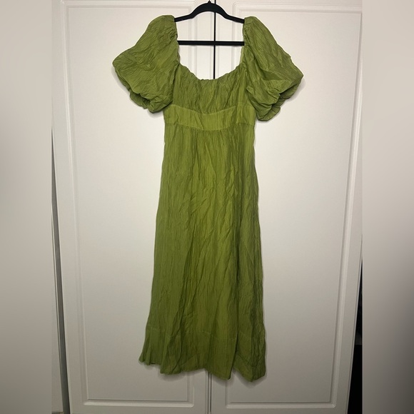 Showpo Roshina Puff Sleeve Midi Dress - Picture 2 of 12